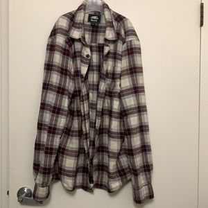 Roots button up flannel